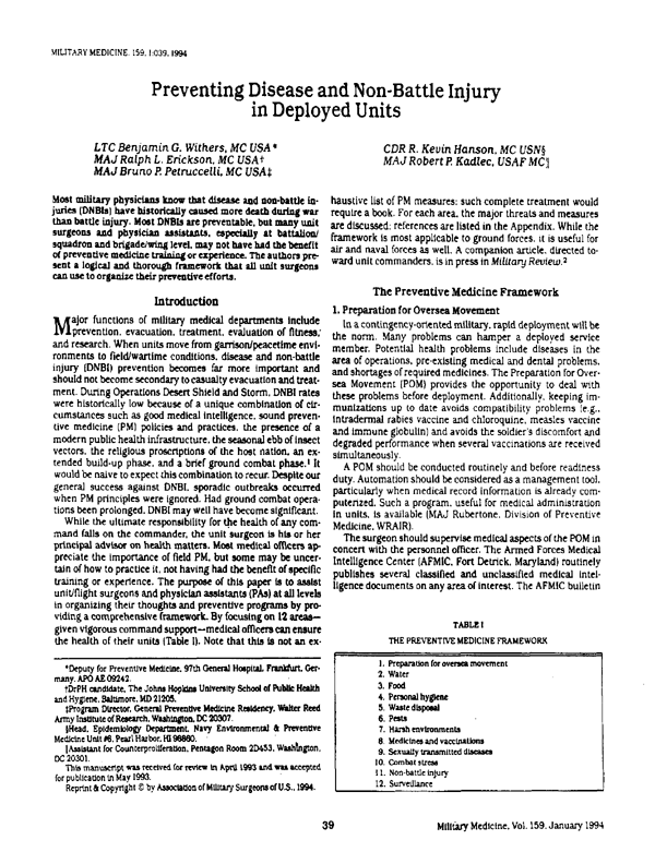 Withers, Benjamin G, et al., 