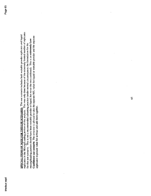   US Environmental Protection Agency, Office of Pesticide Programs, �PHED Surrogate Exposure Guide,� August 1998.