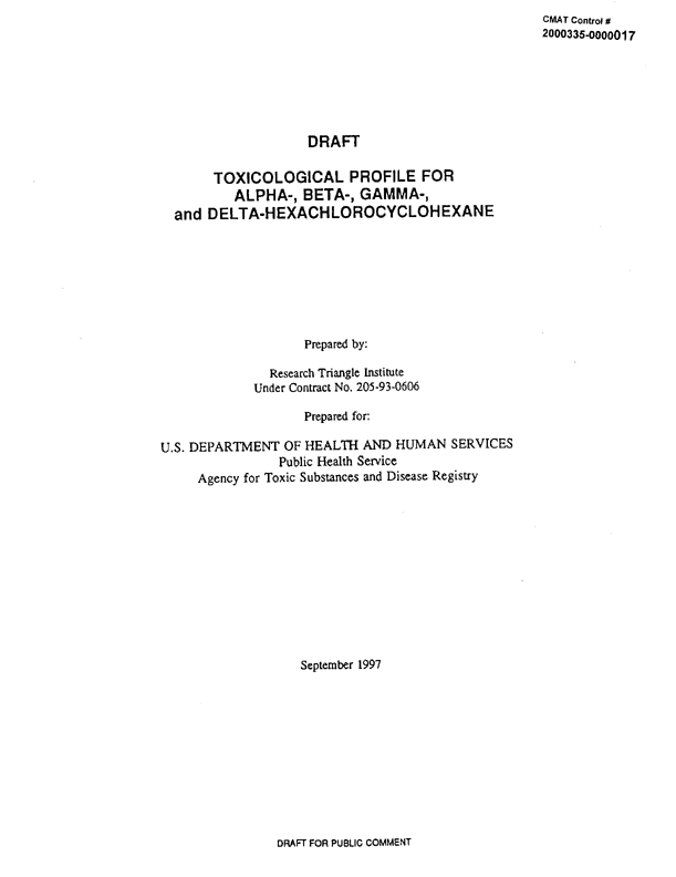 Agency for Toxic Substances and Disease Registry, �Toxicological Profile for Alpha, Beta, Gamma-, and Delta-Hexachlorocyclohexane-Draft Update,� September 1997, p. 78.  At least 9 percent was absorbed through human forearm after 24 hours.