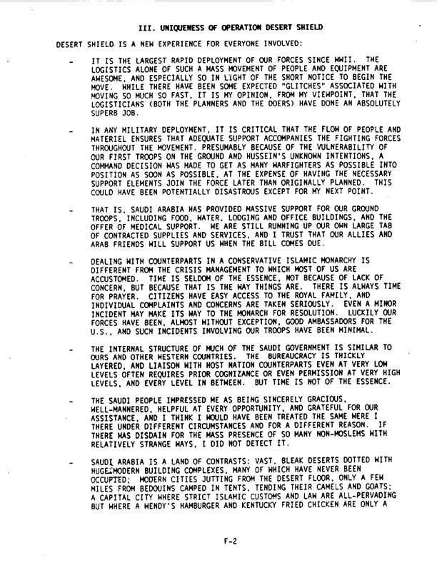   Armed Forces Pest Management Board, �Preventive Medicine on Operation Desert Shield: The First 40 Days,� Proceedings of the 135th Board Meeting, November 14, 1990, p. F-1.