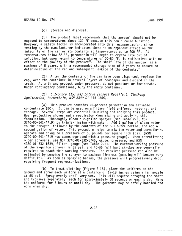   Coulston International Corporation, Label with Directions for Use for Permethrin Arthropod Repellent, Easton, PA, May 1990.