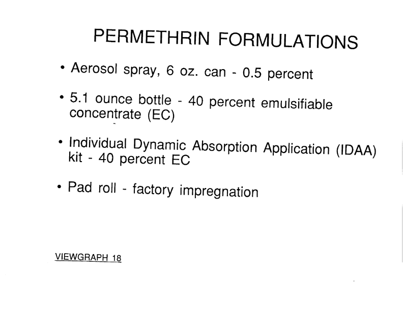   Coulston International Corporation, Label with Directions for Use for Permethrin Arthropod Repellent, Easton, PA, May 1990.