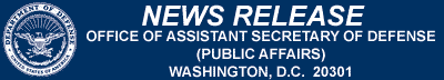 Defenselink NEWS RELEASE